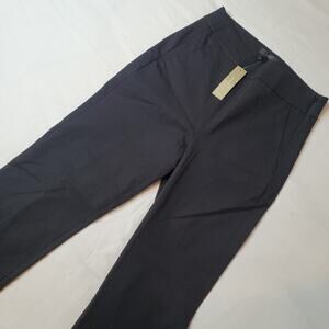 J. Crew Women's Size 0 NWT Remi Side Zip Pants Black AG172